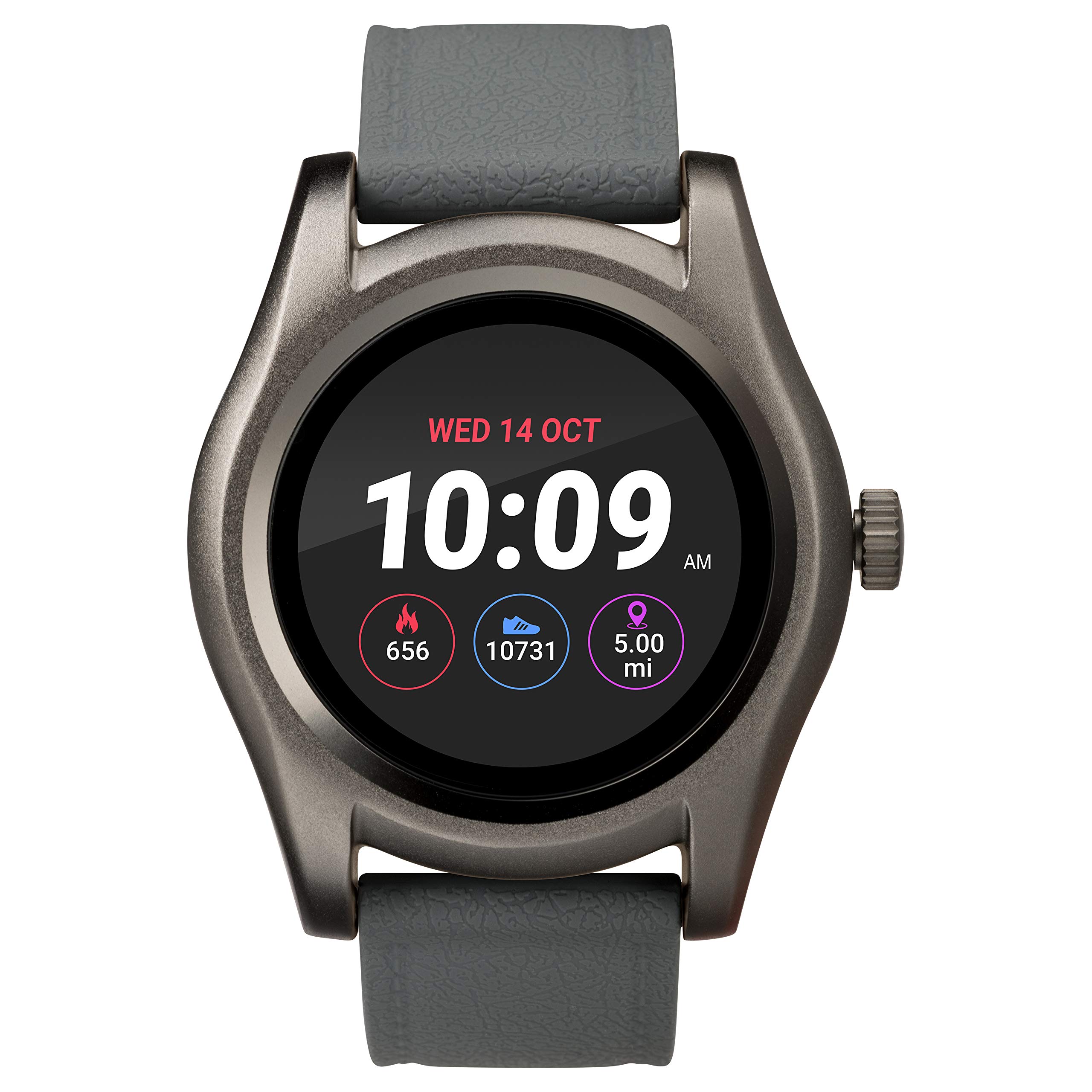 iConnect by Timex Classic Round Touchscreen Smartwatch with Heart Rate, Notifications and Two-Way Bluetooth Calling