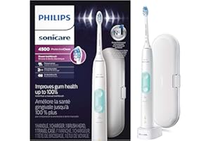 Philips Sonicare ProtectiveClean 4500 Rechargeable Electric Toothbrush, White, HX6827/11