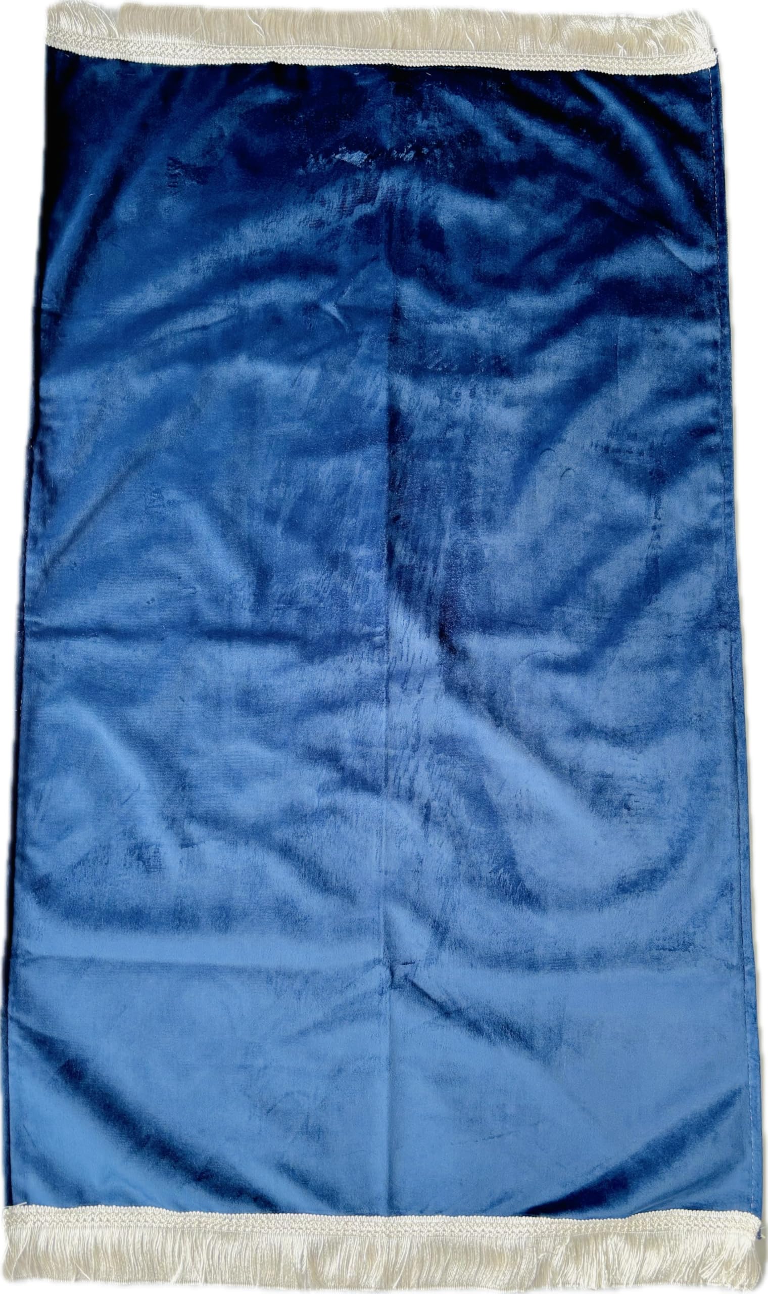 Prayer Mat/rug with Prayer Beads Tasbih Mihrab style Islamic Namaz Lightweight soft Muslim Carpet Turkish Janamaz Namaz Sajadah, Ideal for Travel/Home/Office/Masjid/Hajj/Umrah (Royal Blue)