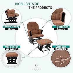 Nursery Glider & Ottoman Sets, Reclining Glider