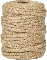 tenn well 5mm Jute Twine 30M Braided Garden Rope Brown view 1