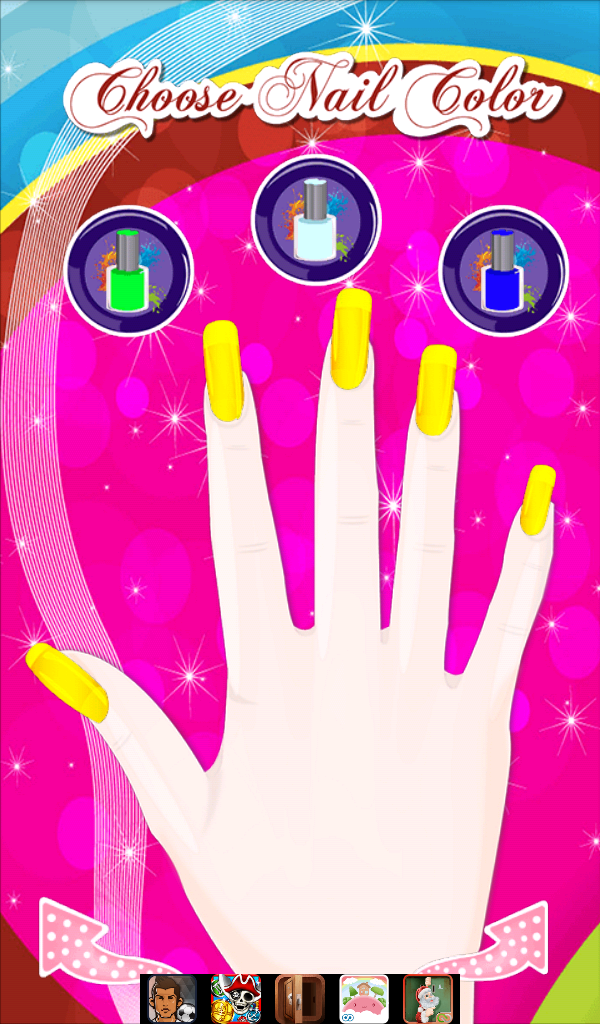 Princess Nail Dress Up Salon Nail games for girls