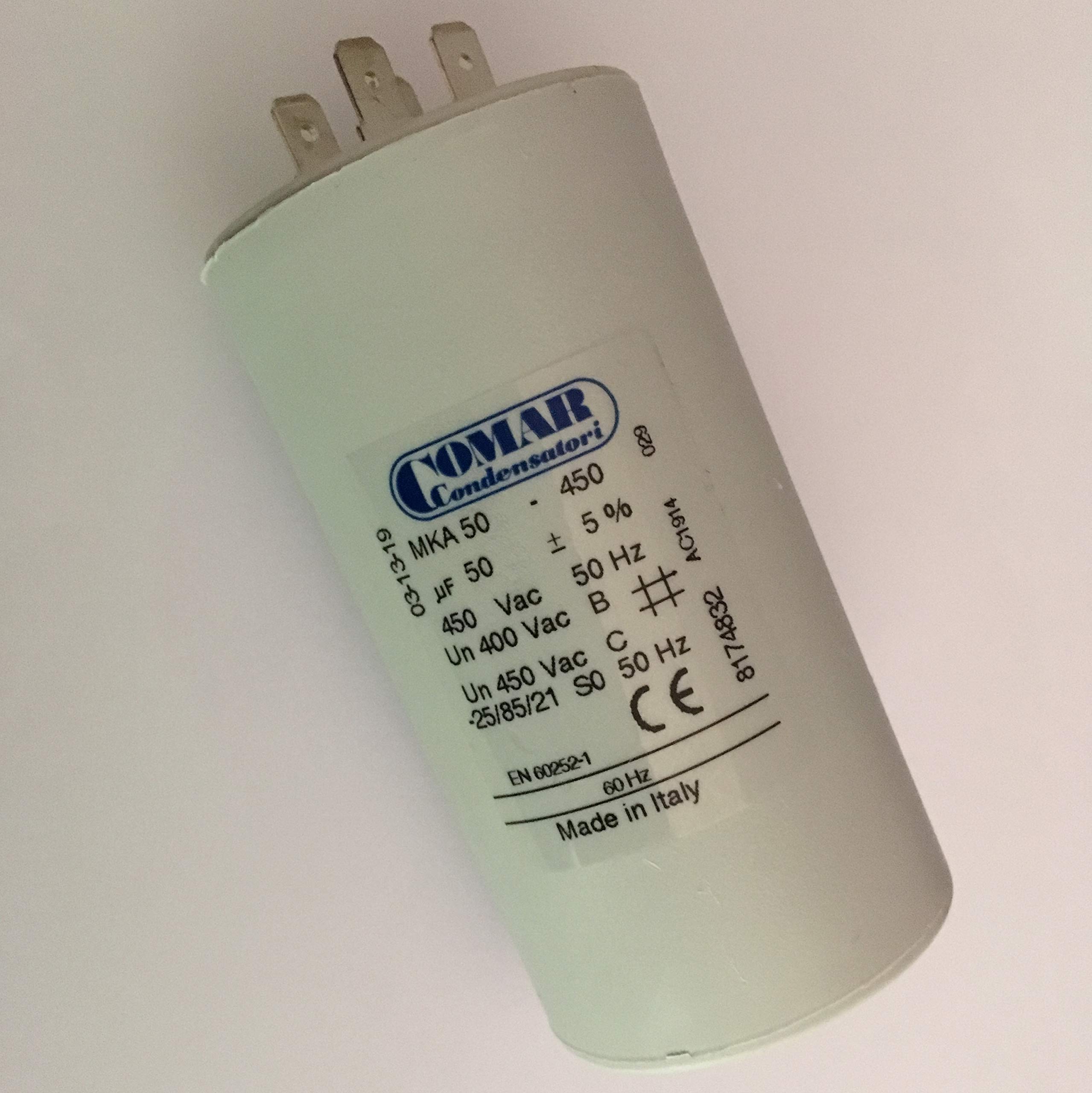 COMAR 50UF Round Electrolytic Capacitor