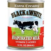 Black &amp; White Extra Creamy Evaporated Milk 12 fl. oz, 4 Pack