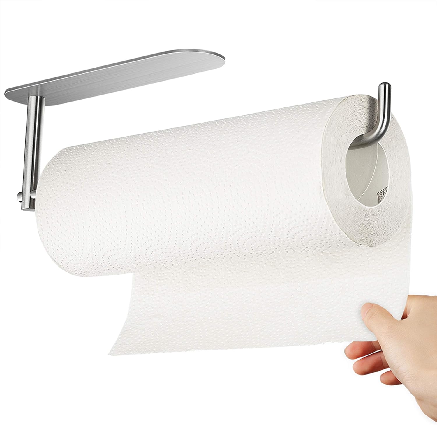 ZUNTO Paper Towel Holder under Mount Easy OneHanded Tear