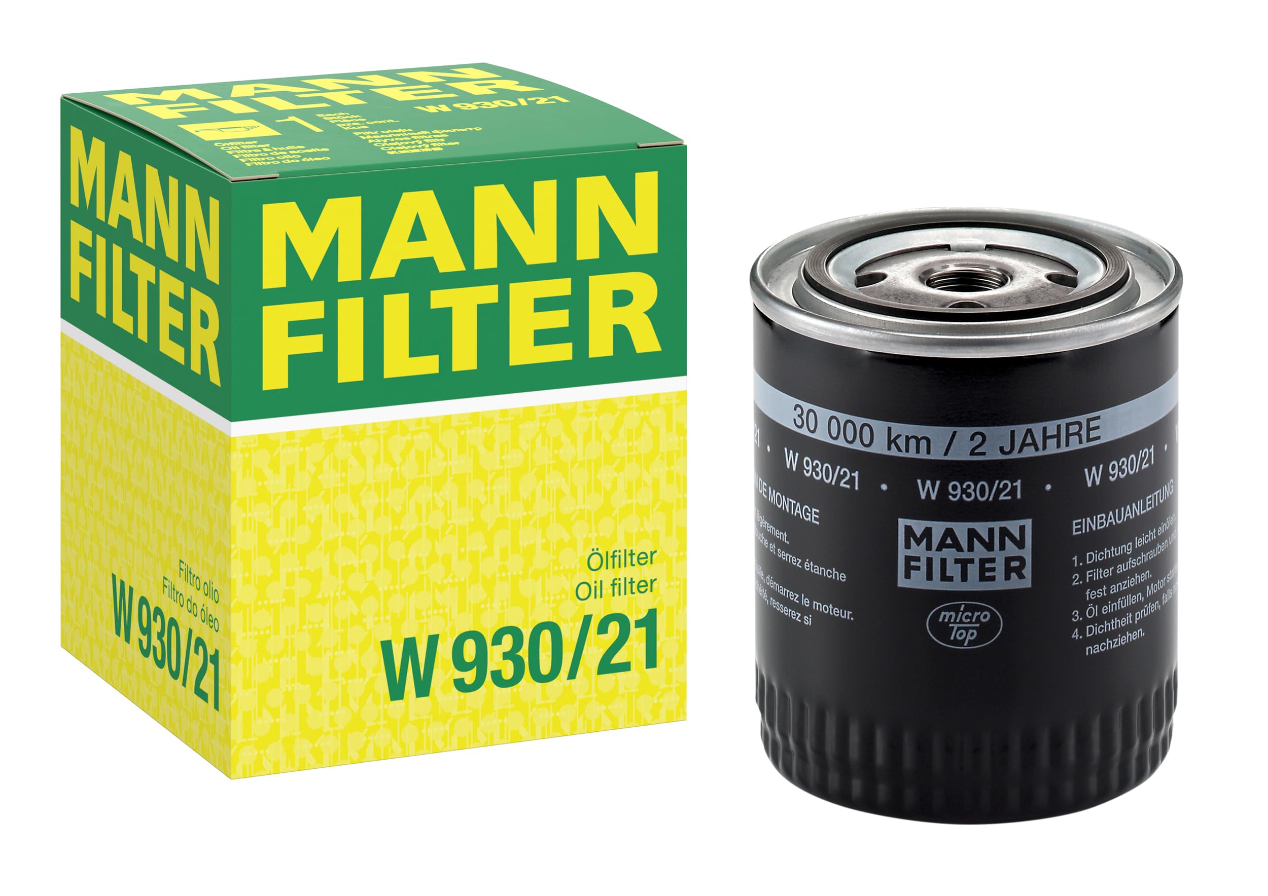 MANN-FILTER W 930/21 Oil Filter - for Cars + Transporters