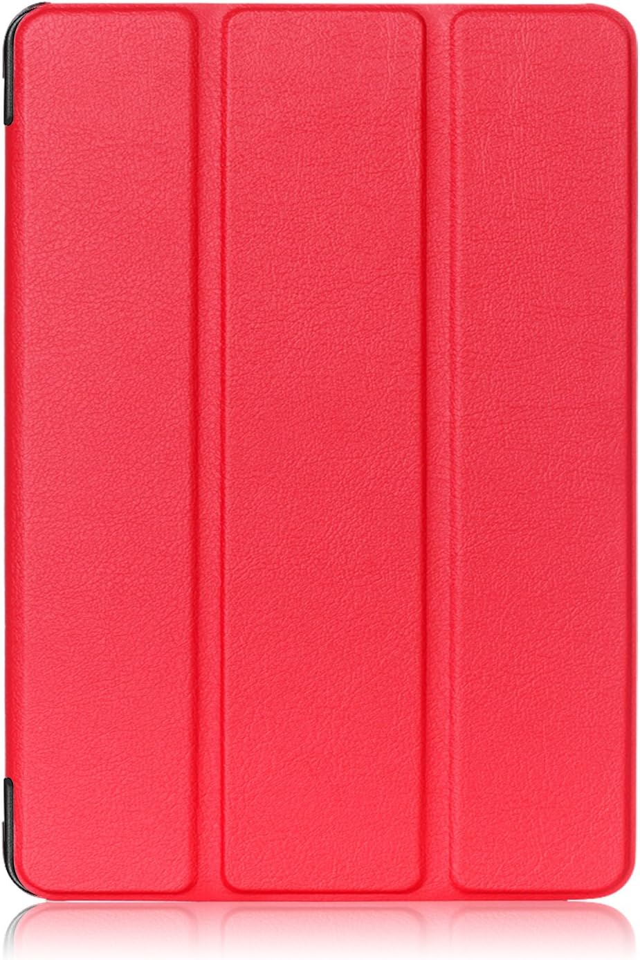 Xuanbeier Huawei MediaPad T3 10 9.6 inch PU Leather Shell Case - Ultra Slim Lightweight Standing Cover for HUAWEI T3 10 9.6 inch(Red)