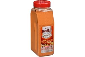 Frank's RedHot Original Seasoning, 21.2 oz - One 21.2 Ounce Container of Hot Sauce Seasoning Blend of Savory Garlic and Spicy Cayenne Pepper, Perfect for Dry-Rubs