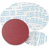 SenmaiTools 18 Pack 12" PSA Sanding Discs 40 80 120 180 240 320 Grit | 12 Inch Self Adhesive Stickyback Sandpaper for Stationary Sanders , Woodworking Wood, Metal
