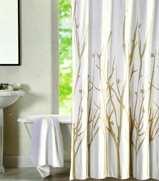 Amazon Com Hotel Twenty One Cotton Shower Curtain Branches Tree