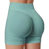 Sorfneo Women's Workout Impact Shorts 3.6" /4.5" Scrunch Butt Lifting Gym Shorts Yoga Running Biker