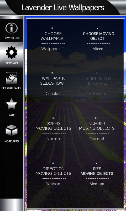 amazon com lavender live wallpapers appstore for android amazon com