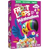 Kellogg's Froot Loops Original With Marshmallows Breakfast Cereal 9.3 oz | 12g Whole Grains, Family Breakfast