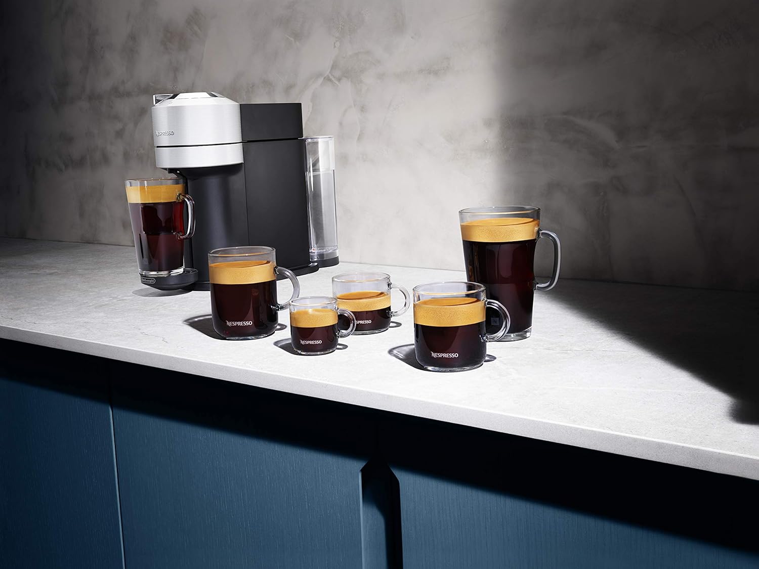 Nespresso Vertuo Next Coffee and Espresso Machine by De'Longhi, White, Compact, One Touch to Brew, Single-Serve Coffee Maker and Espresso Machine: Kitchen & Dining