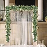 LOMOHOO Eucalyptus Garlands 2 Pack 5.7ft Mixed Leaves Greenery Vines view 8