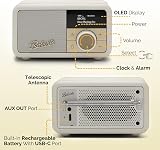 Roberts Revival Petite2 Digital Radio FM DAB DAB+ Bluetooth Pastel Cream view 6