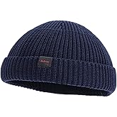 DASMINI Fisherman Beanie Hats for Men Women,Knit Trawler Skull Cap,Watch Cap,Spring Fall Winter Warm Short Hats