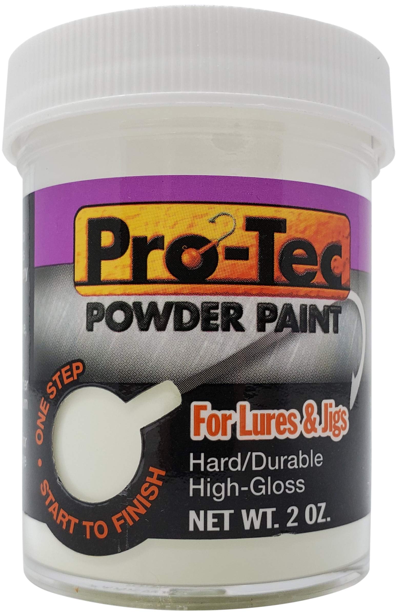 Pro-Tec Jigs and Lures Powder Paint, Jig Head Fishing Paint, Fishing Lure Paint (Glow Overcoat)