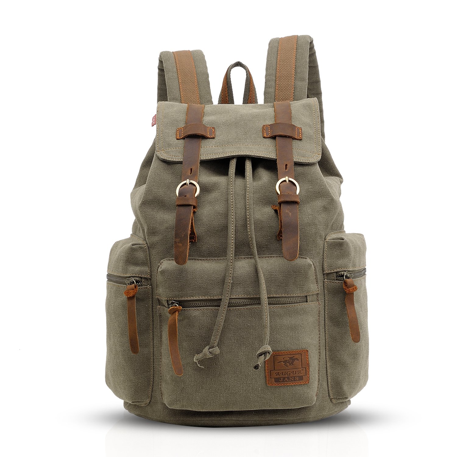 FANDARE Vintage Backpack 15.6 Inch Laptop College Bag Work Travel Hiking Daypack Canvas