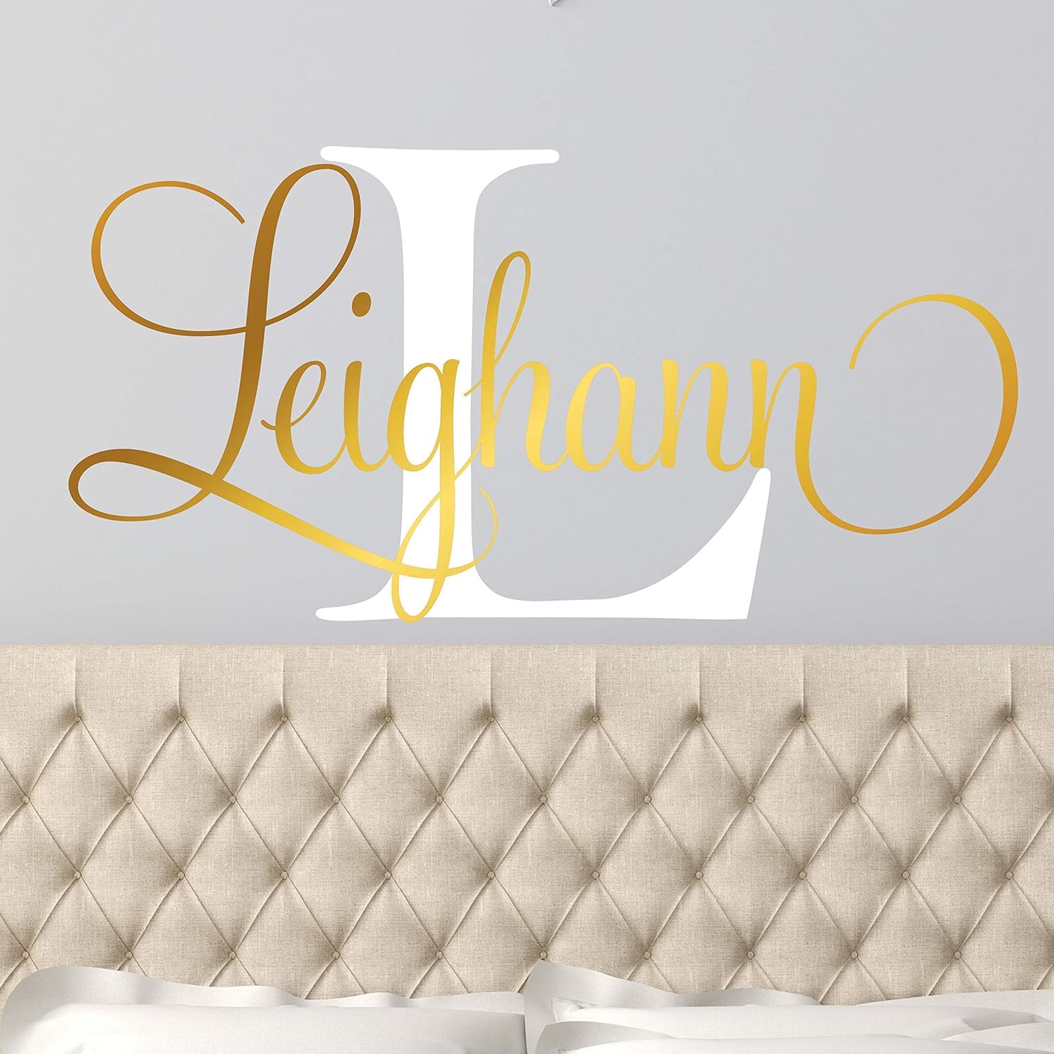 Name Wall Decal Sticker Custom Name Wall Decal Girls Room