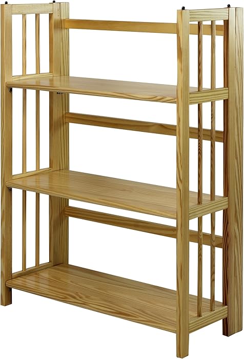 Top 10 Casual Home 3 Shelf Folding Stackable Bookcase Top