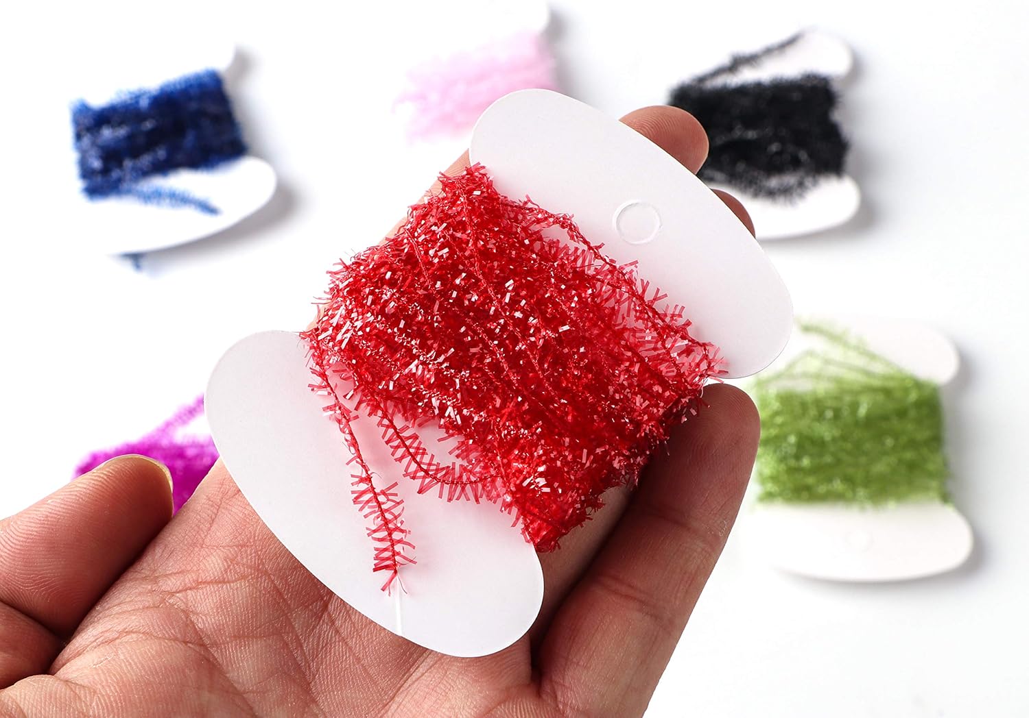 Croch Fly Tying Materials Kit for Dry/Wet Flies, Nymphs and Streamers (10Crystal Flash + 3Flashabou + 7Ice Chenille + 4Rayon Chenille + 1Mylar Tube) : Sports & Outdoors