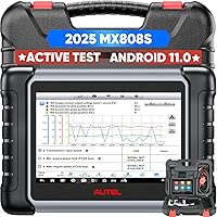Autel Scanner MaxiCheck MX808S, 2025 Bidirectional Diagnostic Scan Tool, Newer of MaxiCOM MK808S MK808Z, Up of MX808 MK808 MK