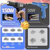 HYHJMISTY 150W Plastic Welder 2 in 1 Kit with 800 Staples view 3