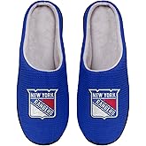 FOCO NHL Mens Memory Foam Slide Slippers