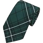 Men's Scottish Maclean Green Tartan Neck Tie