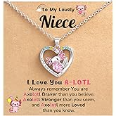 Jeka Axolotl Necklace for Girls, Cute Pink Crystal Pendant Jewelry Gift for Axolotl Lover, Daughter, Granddaughter, Niece, Teen Girls Birthday or Christmas