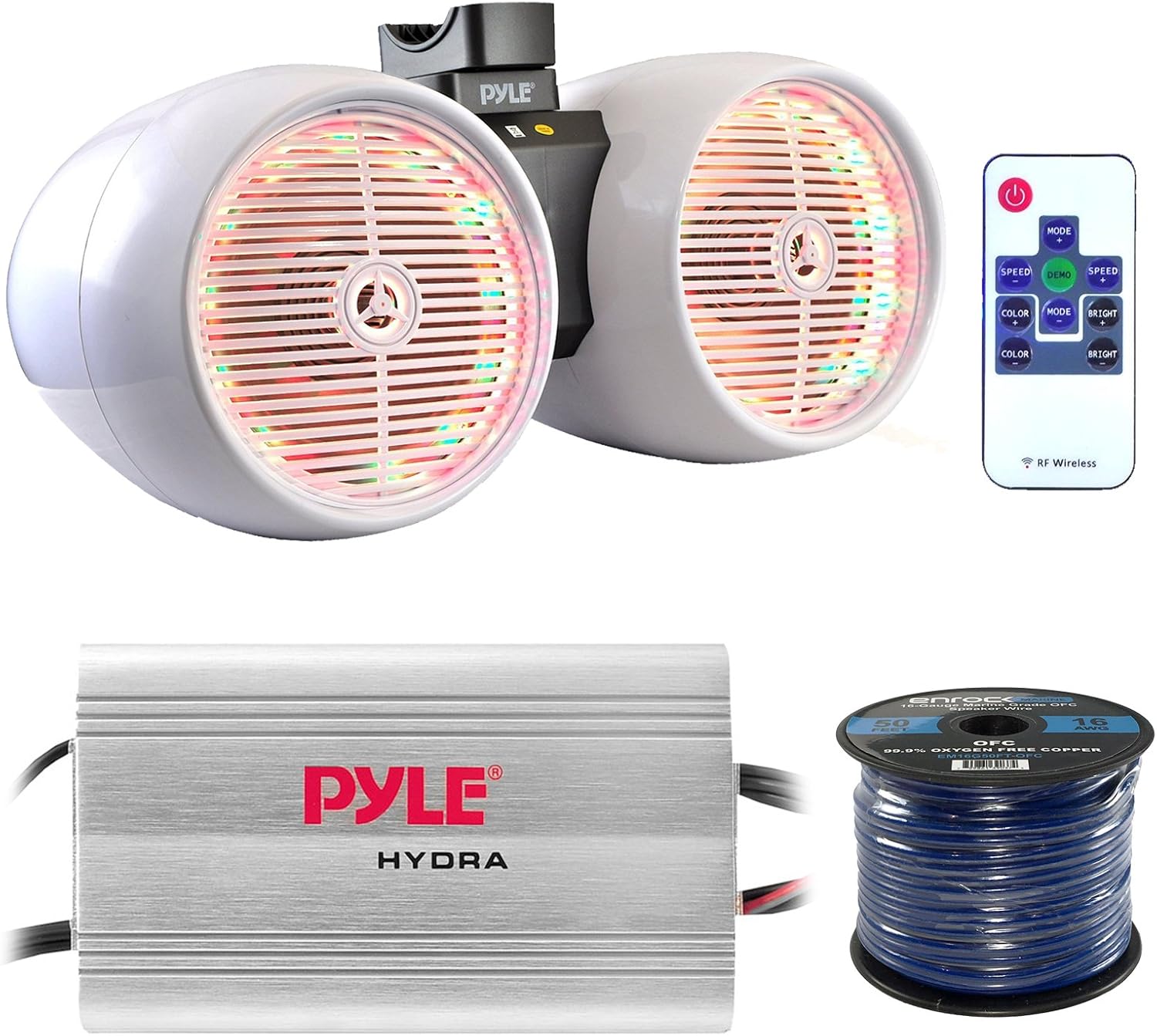 marine speakers and amp combo