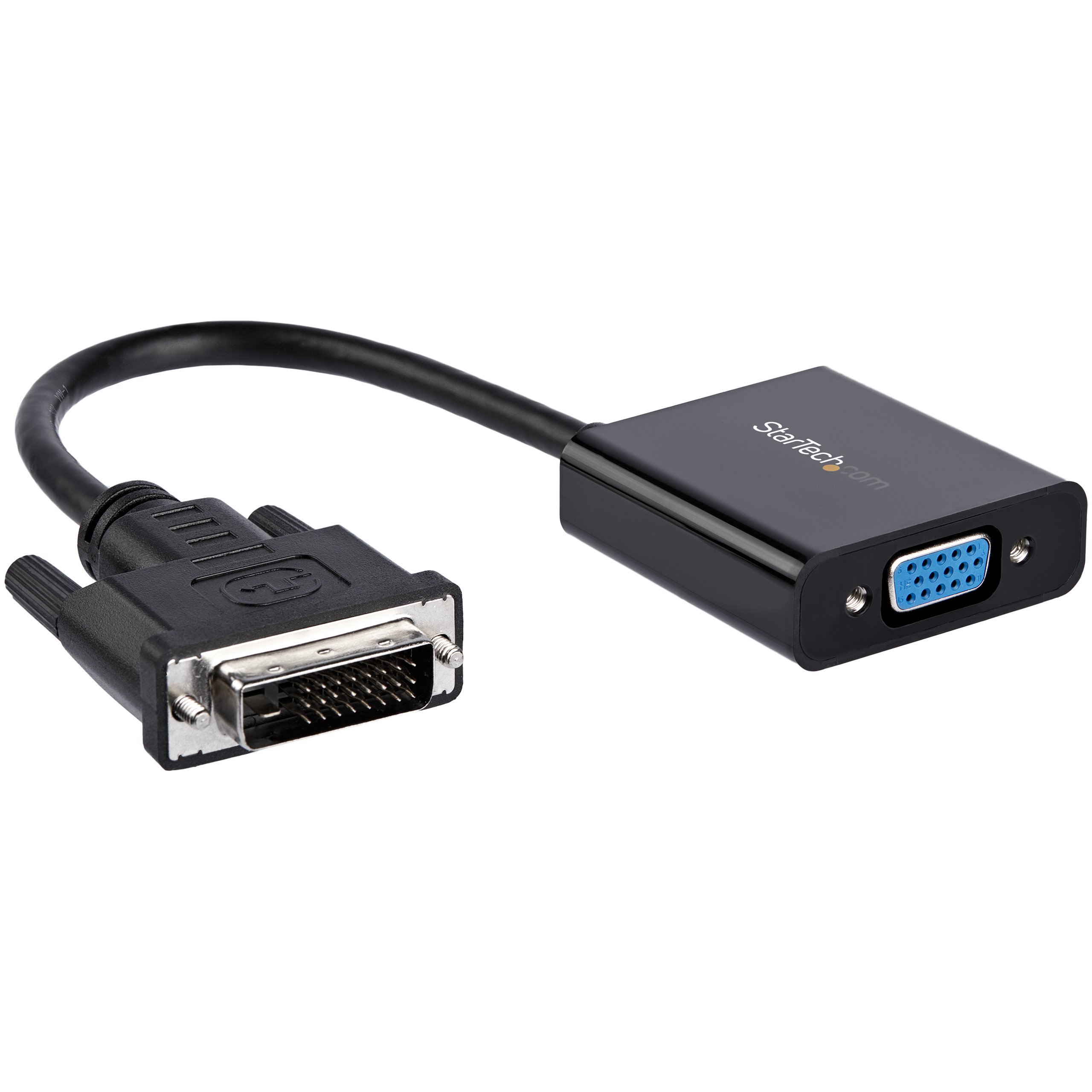 StarTech.com DVI-D to VGA Active Adapter Converter Cable - 1080p - DVI to VGA Converter box (DVI2VGAE),black
