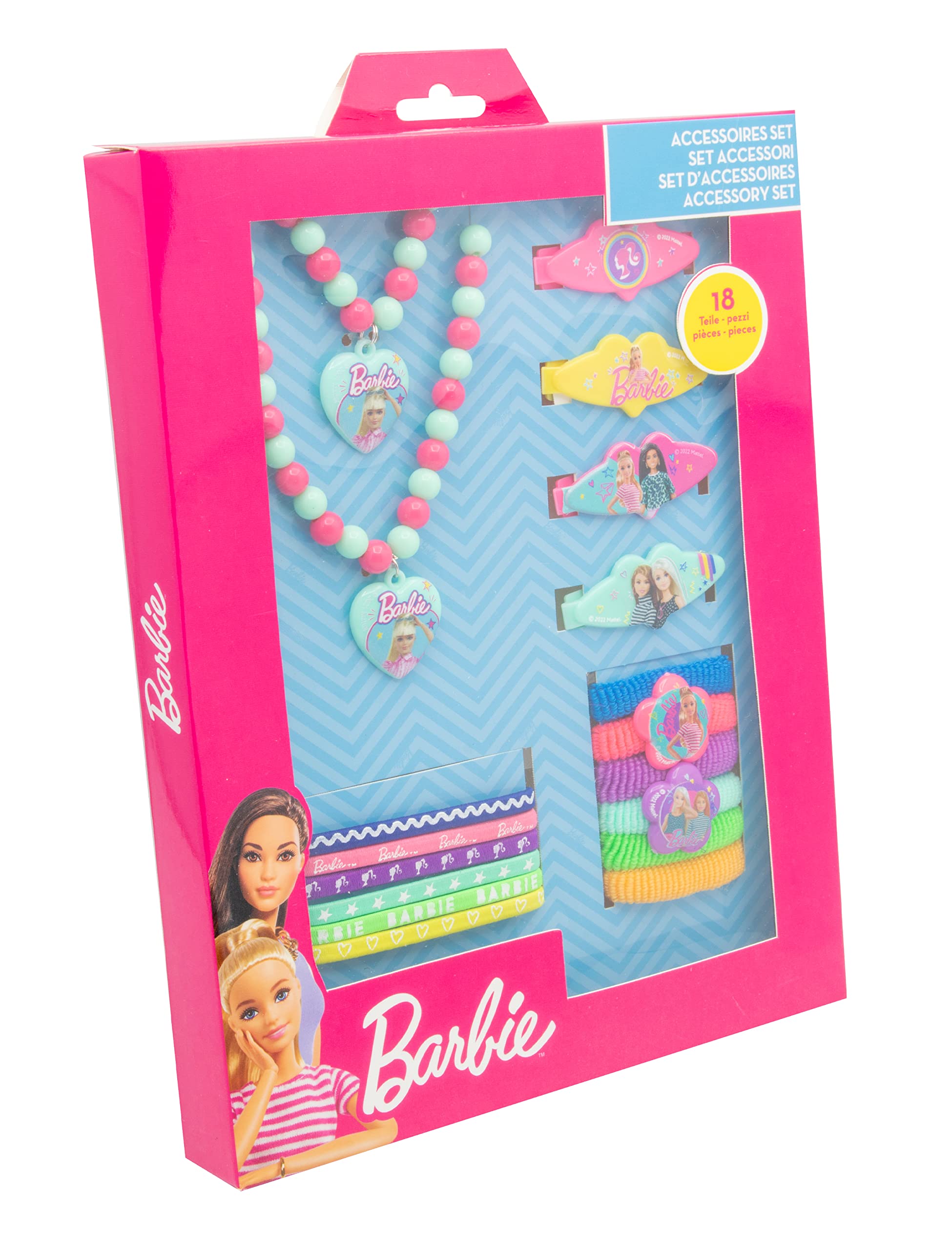 Joytoy 22784 Barbie Accessory Set TLG, Parisian Girls, Multi-Colour, 18.5 x 2.5 x 23.5 cm