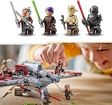 LEGO Star Wars Ahsoka Tano's T-6 Jedi Shuttle 75362 with 4 Minifigures view 6