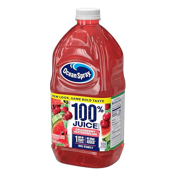 OCEAN SPRAY® 100% JUICE CRANBERRY WATERMELON JUICE BLEND, 64 FL OZ BOTTLE (PACK OF 1)