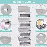 Vesta Baby Over Door Hanging Organiser with Hooks 4 Pocket Storage view 2