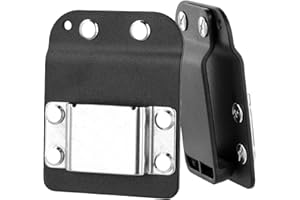 ClaspVital DrillGrip | 1-Hand Drill Holder for Tool Belt, Drill Hook for 2" Belts | Secure Drill/Impact Driver Holder | Heavy-Duty Steel & Plastic (Industrial Design)