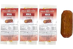 GIORGIO'S NATURALS Giorgio’s Naturals Handcrafted Spreadable Salami – Nduja Salami 5 Ounce Authentic Italian Salami, Spreadable Salami, Charcuterie Meat Spread (5 Ounce (Pack of 3))
