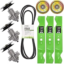 8TEN Lawn Mower Deck Spindle & Belt Kit For Cub Cadet RZT-54 - MK1001756 Replacement Set