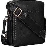 ANTONIO VALERIA Alex Washed Leather Crossbody Bag