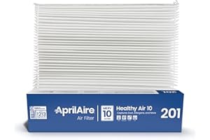 Aprilaire 201 Replacement Filter, MERV 10, Pack of 2