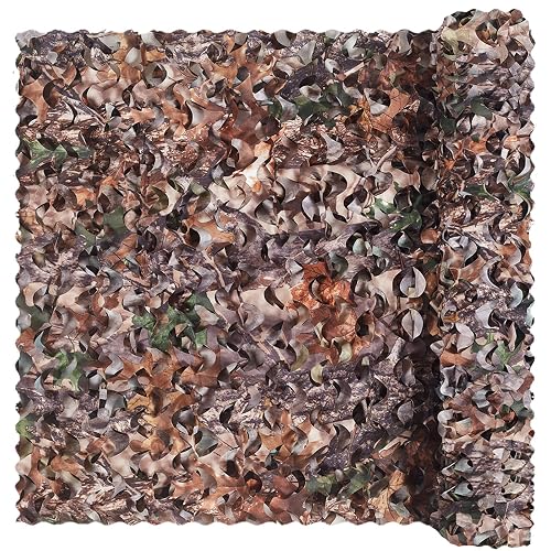 Senmortar Camo Netting, Bulk Roll Camouflage Netting Woodland 5 x 6.56 ...