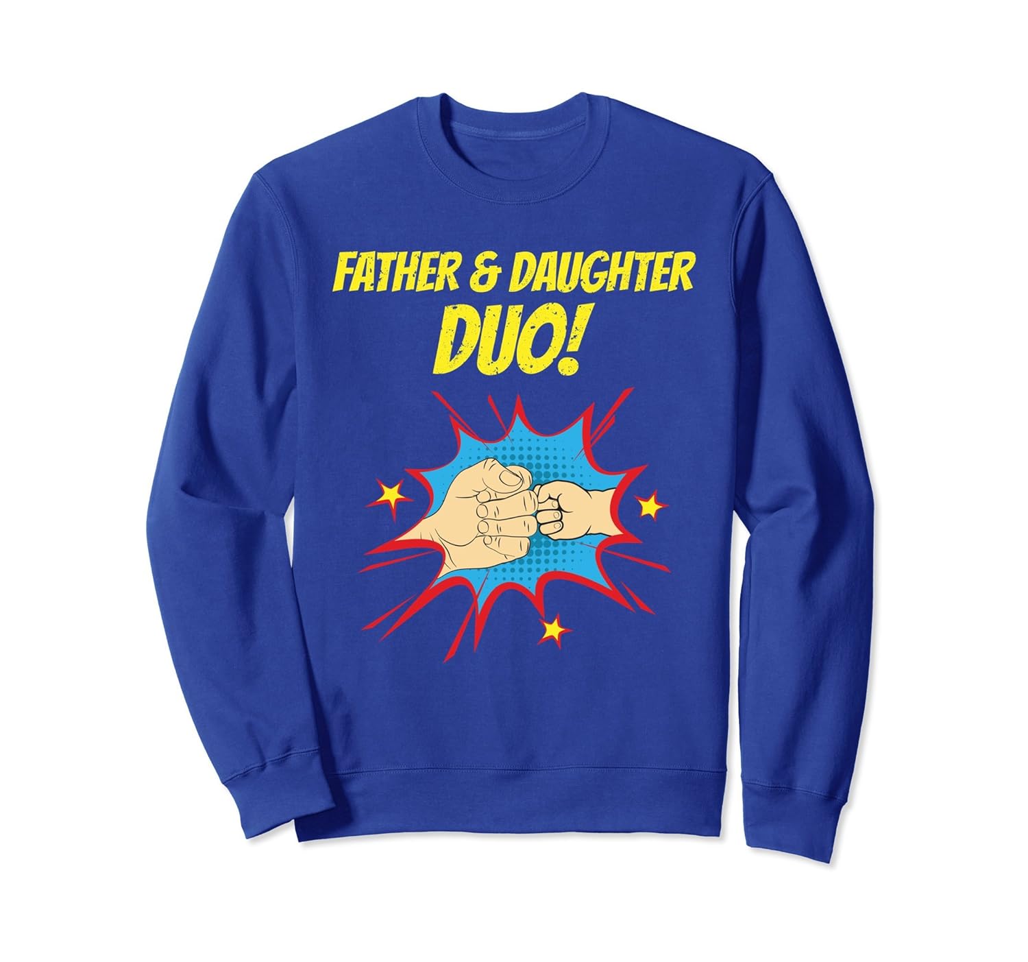 Dad & Daughter Comic Theme Duo Sweatshirt-anz