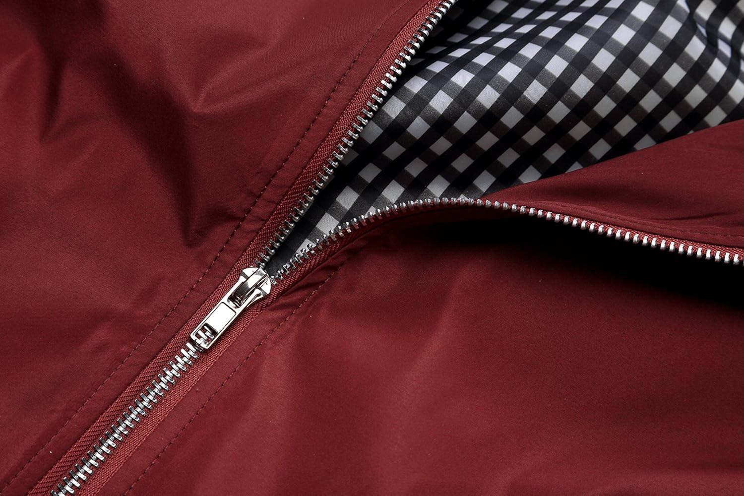 Tanming Men's Color Block Slim Casual Thin Lightweight Bomber Jacket at  Men’s Clothing store