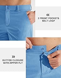 Libin Mens Golf Pants Stretch Work Dress Pant
