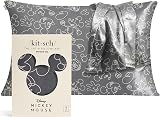 Kitsch Minnie Mickey Satin Pillowcase with Zipper Standard Size