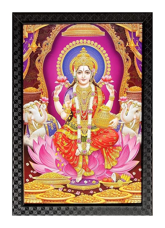 Buy Shree Handicraft Maa Laxmi Painting Photo Frame MATA Lakshmi