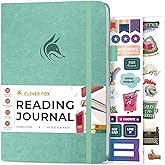 Clever Fox Reading Journal – Book Review Log – Gift Accessories for Reading Lover – Book Journal for Kids & Adults – A5, 5.8”x8.3” (Mint Cream)