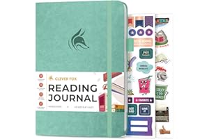 Clever Fox Reading Journal – Book Review Log – Gift Accessories for Reading Lover – Book Journal for Kids & Adults – A5, 5.8”x8.3” (Mint Cream)